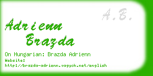 adrienn brazda business card